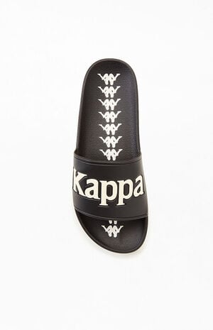Kappa Black 222 Banda Adam 17 Slide Sandals | PacSun