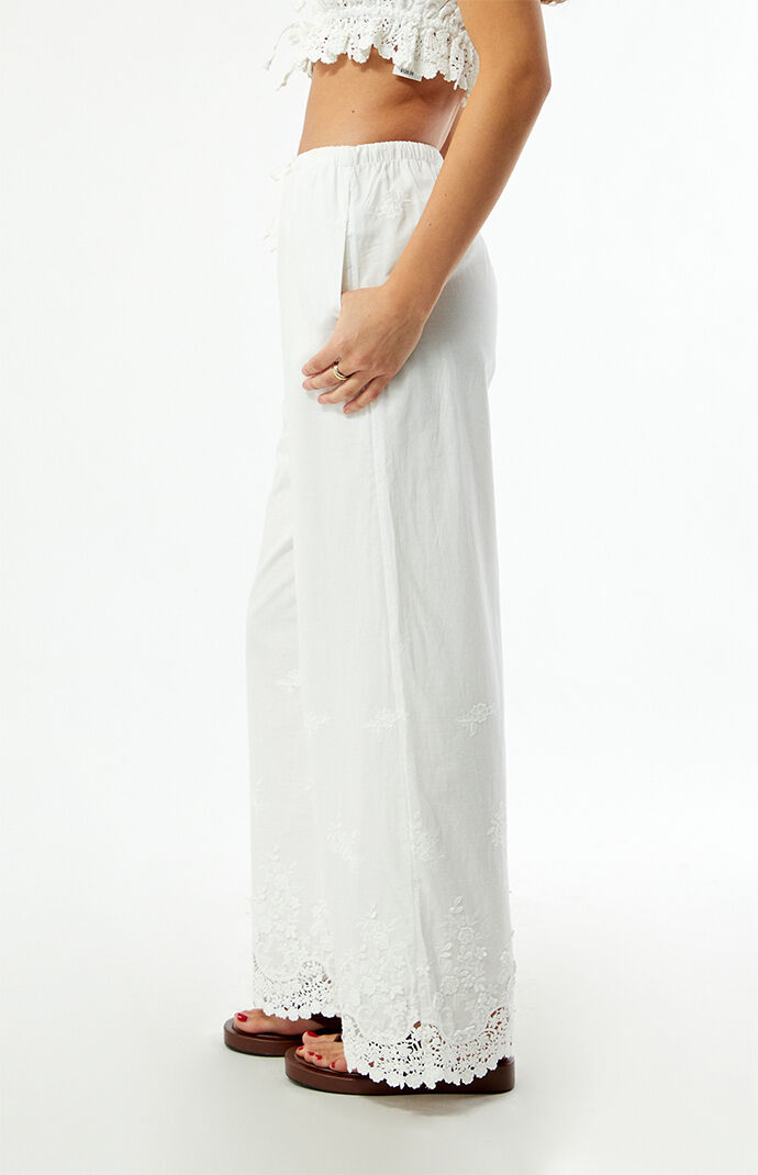 WEWILL　FLAT WAIST TROUSERS WEWOREWHAT Tie Waist Pants | Pacsun
