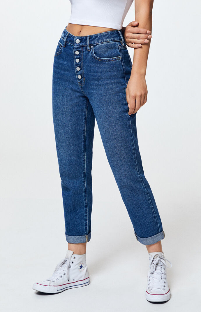 Ultimate Blue Mom Jeans | PacSun