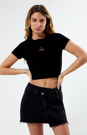 Cherry Rhinestone Baby T-Shirt image number 1