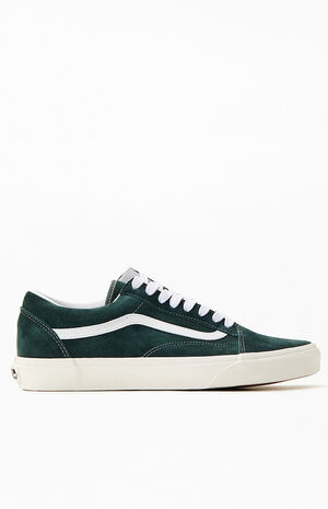 Vans green suede shoes clearance