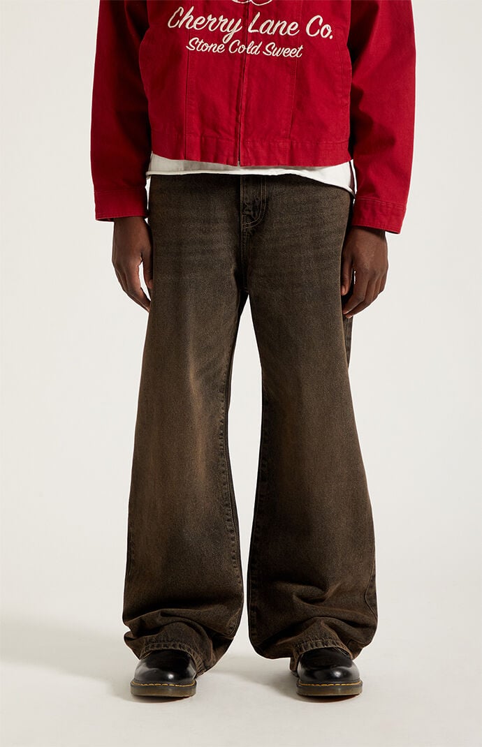 Pacsun Blake Extreme Baggy Jeans Overdyed Brown