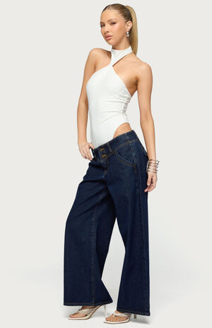 Petite Meredith Low Rise Wide Leg Jeans image number 4