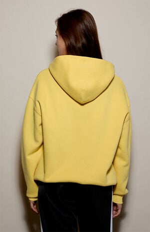 Yellow Ultra Soft Fleece Hoodie image number 4
