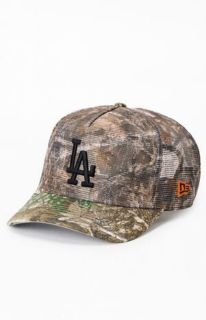 LA Dodgers Camo 9FORTY Trucker Hat image number 4