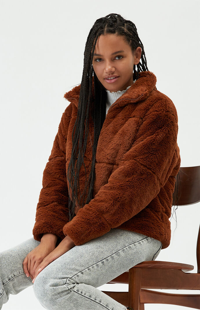 Cozy Faux Fur Puffer Jacket