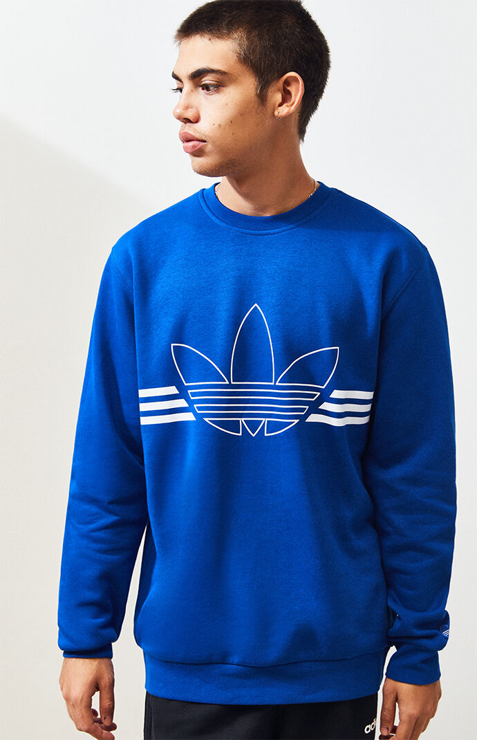outline crew sweatshirt