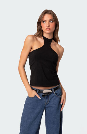 Wylder Tie Back Halter Top image number 1