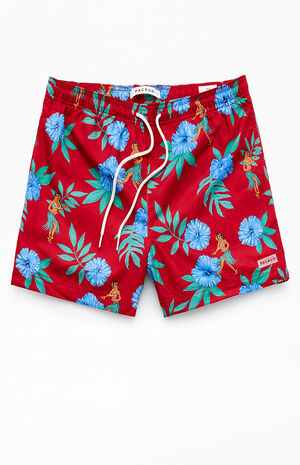 Aloha AOP 4.5" Swim Trunks image number 1