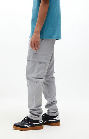 Eco Gray Slim Cargo Pants image number 2