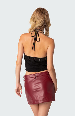 Birdie Buckle Belted Top image number 5