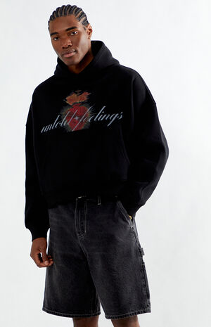 Untold Feelings Cropped Hoodie image number 1