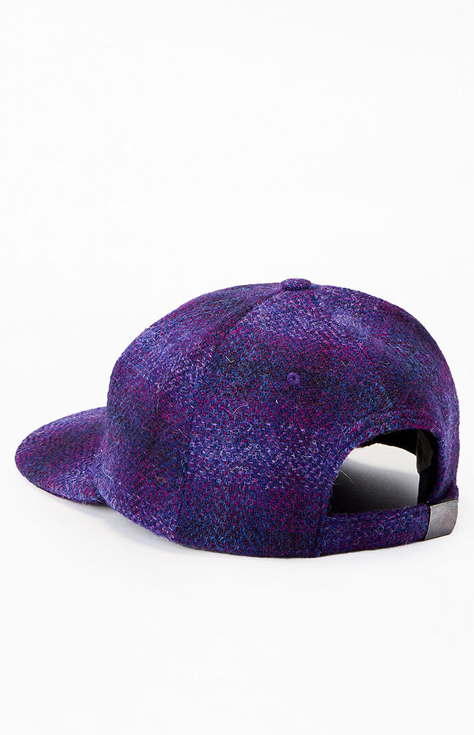 Awake NY Purple Harris Tweed 6 Panel Dad Hat