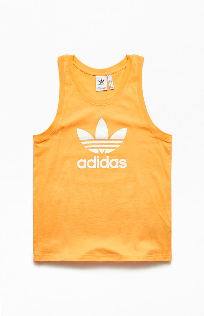 Orange Trefoil Tank Top