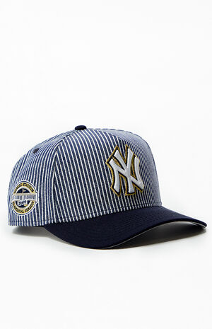 x PS Reserve NY Yankees Striped Denim 9FORTY Hat image number 1