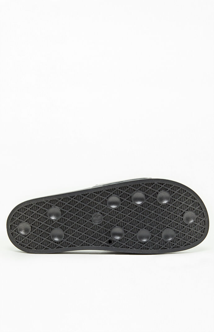 x Playboy Black Slide Sandals