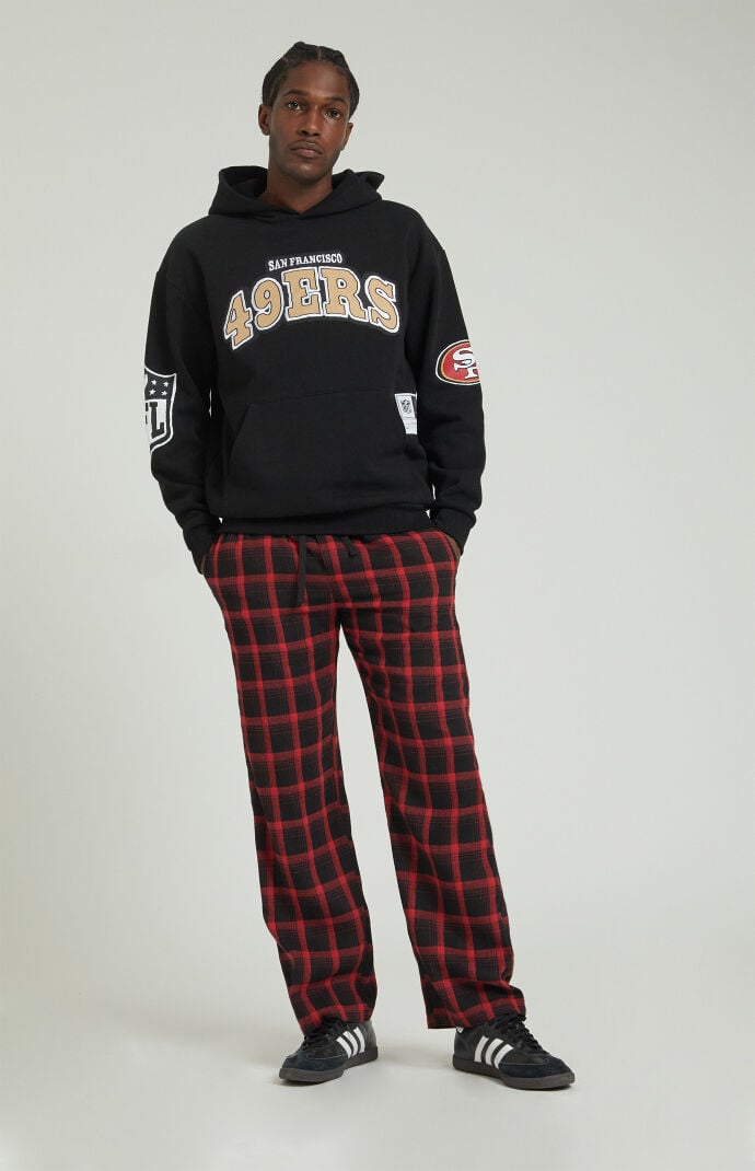 Pacsun red plaid pants on sale
