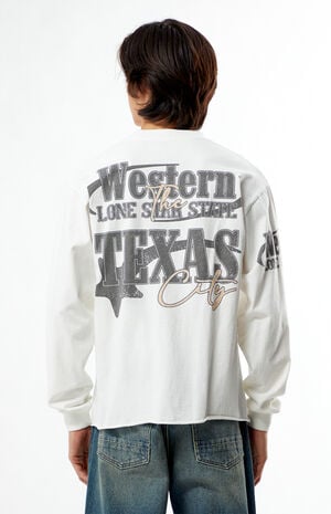 Western Cropped Long Sleeve T-Shirt image number 4