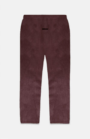 Plum Corduroy Relaxed Trousers image number 1