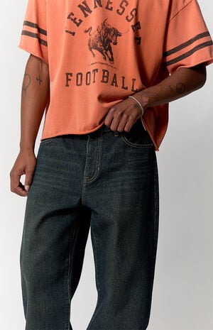 Dylan Baggy Jeans Pinstripe Dark Blue image number 5
