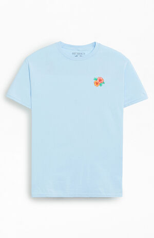 Hibiscus Embroidered T-Shirt image number 1