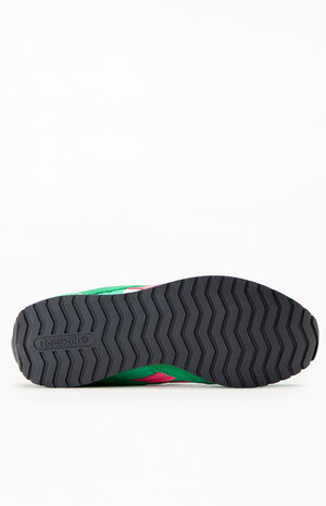 Women's Green Classic AZ Waffle Knit Sneakers image number 4