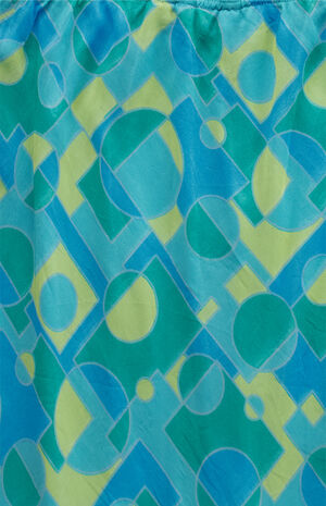 Teal 2000s Y2K Midi Skirt image number 5