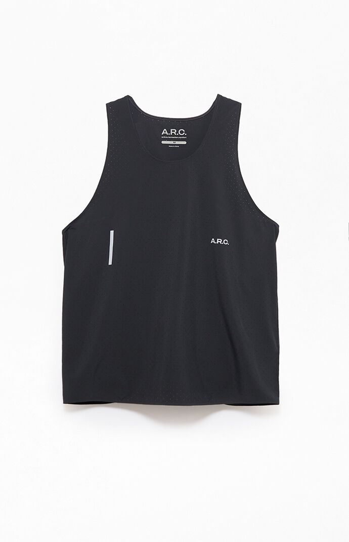 A.R.C. Black Active PerforatedÂ Tank Top