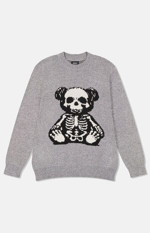 Leon Skeleton Bear Crew Neck Sweater image number 1