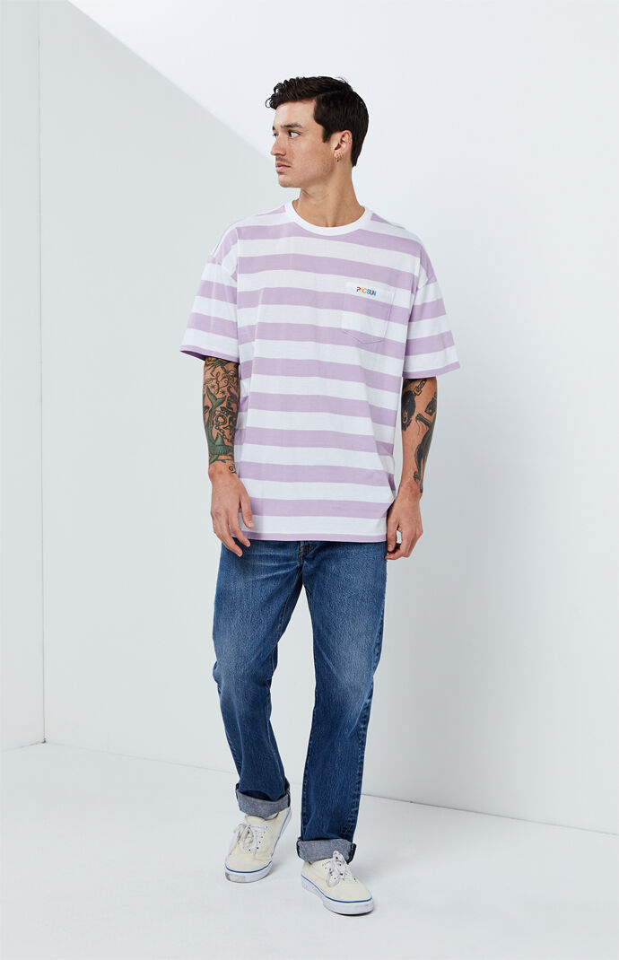 Striped Emmet Oversized T-Shirt