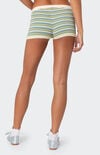 Striped Knit Shorts