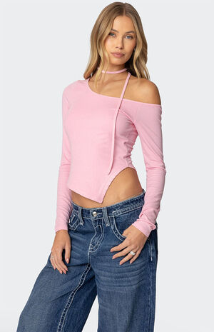 Asymmetric Two Piece Choker Top image number 3