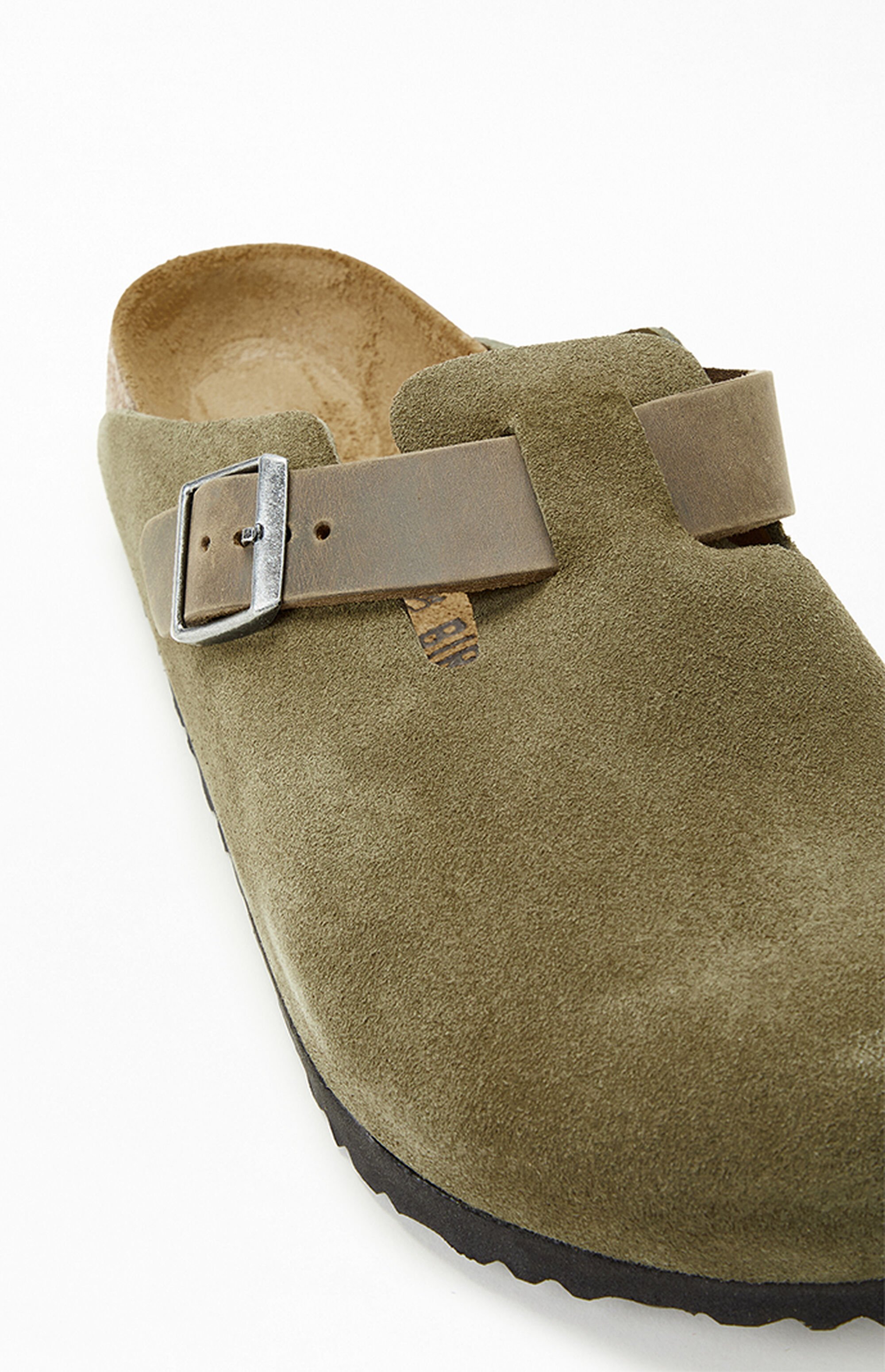 Birkenstock Boston Mixed Leather Clog Thyme | Pacsun