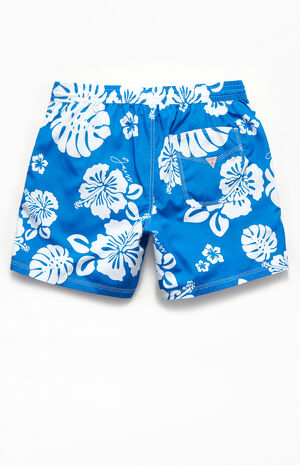 Floral Print 16" Swim Trunks Floral Print 16" Swim Trunks image number null