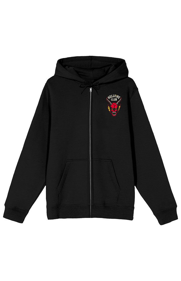 Stranger Things Hawkins Hellfire Club Zip Up Hoodie PacSun