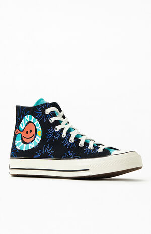 Organic Chuck 70 High Top Unity Floral Shoes image number 1