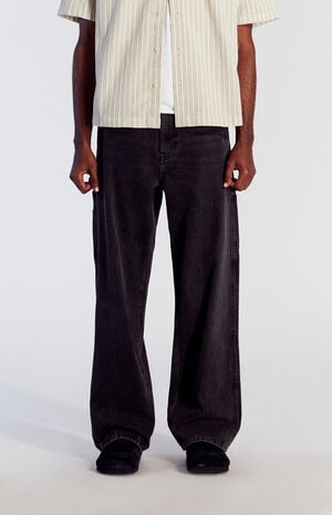 Black Baggy Carpenter Jeans