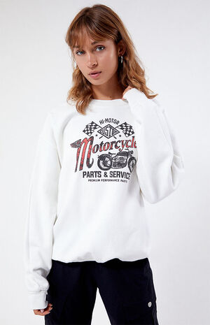 Hi-Motor Motorcycle Crew Neck Sweatshirt image number 3