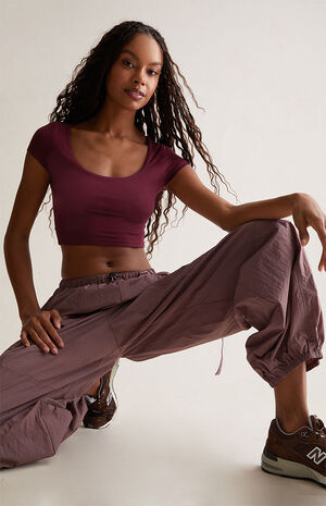 Sculpting Hazel Fitted Scoop Top image number 1