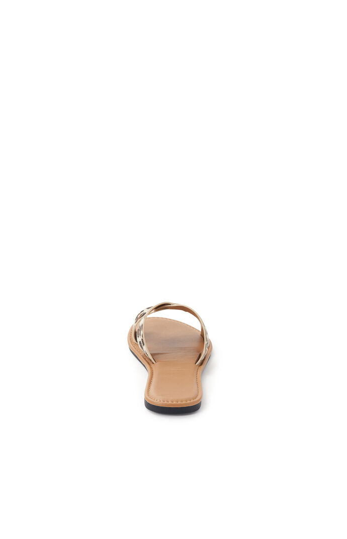 Leopard Slide Sandals