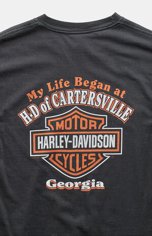 Black 2000s Harley Davidson T-Shirt image number 2