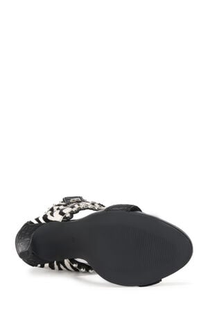 Women's Tahlie Zebra Stiletto Sandal Booties image number 5
