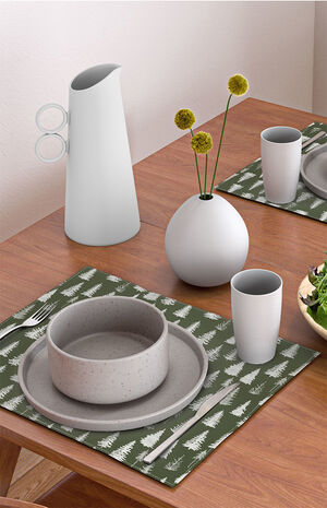 2 Pack Green Trees Placemats image number 2