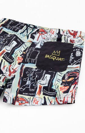 Basquiat 4.5" Swim Trunks image number 4