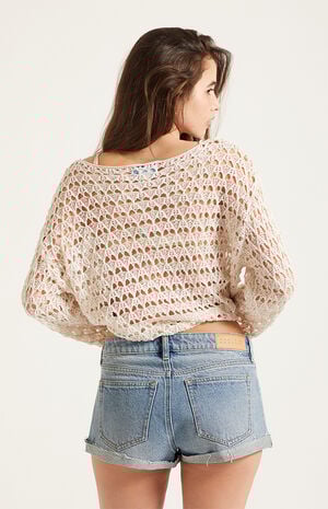 Jamie Denim Micro Shorts Medium Blue image number 4