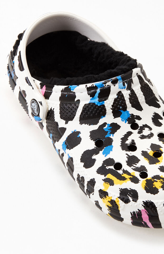 Classic Lined Animal Print Clogs