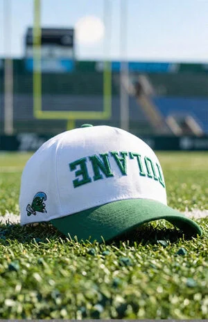 Tulane University Green Waves Snapback Hat image number 1