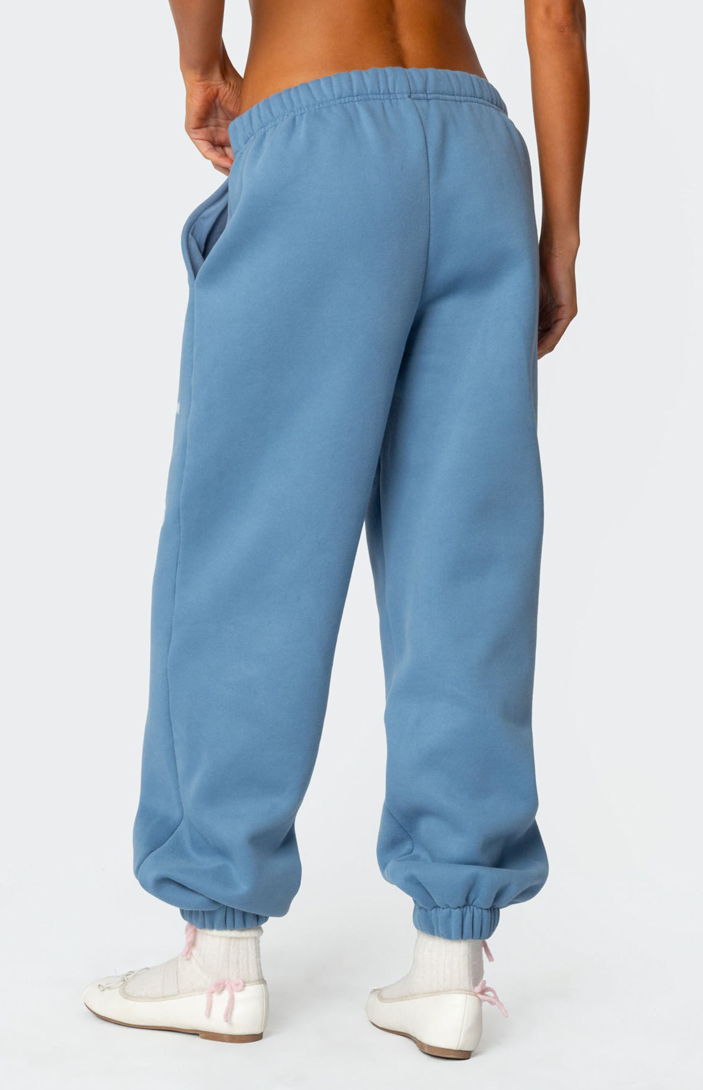 Edikted Bow Bliss Oversized Sweatpants