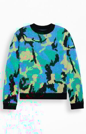 Camo&nbsp;Crew Neck Sweater image number 1