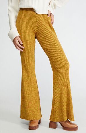 Spacedye Ribbed Flare Pants image number 2